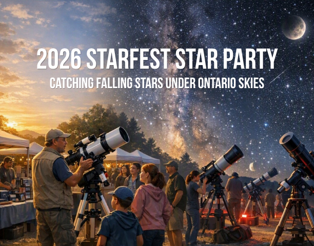 2026 Starfest Star Party: Catching Falling Stars Under Ontario Skies