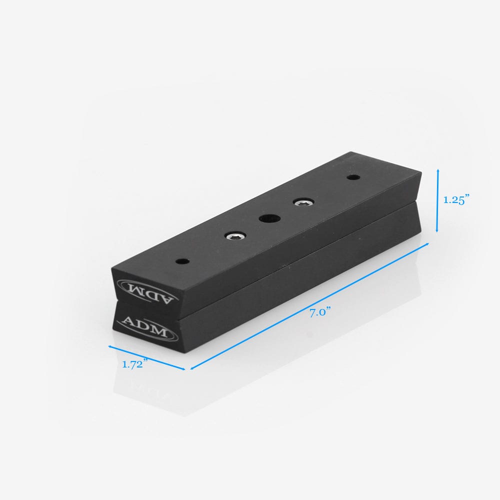 ADM Accessories Accessory ADM VMM7- V Series Male Dovetail to Male Dovetail Adapter - VMM7