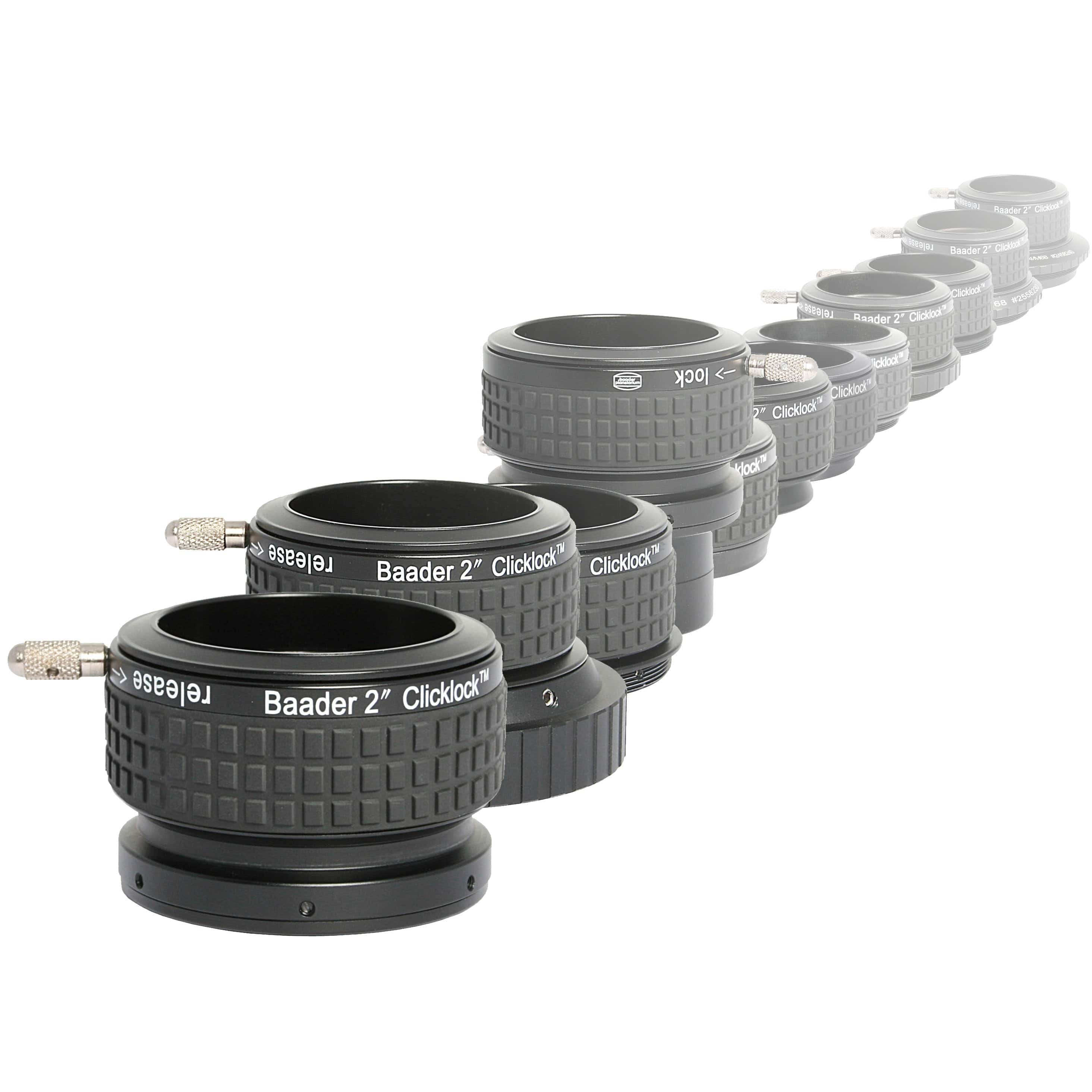 Baader Planetarium Accessory Baader 2" Clicklock Clamp for Large SCT (internal 3.3" Thread, for C11/C14) - 2956233