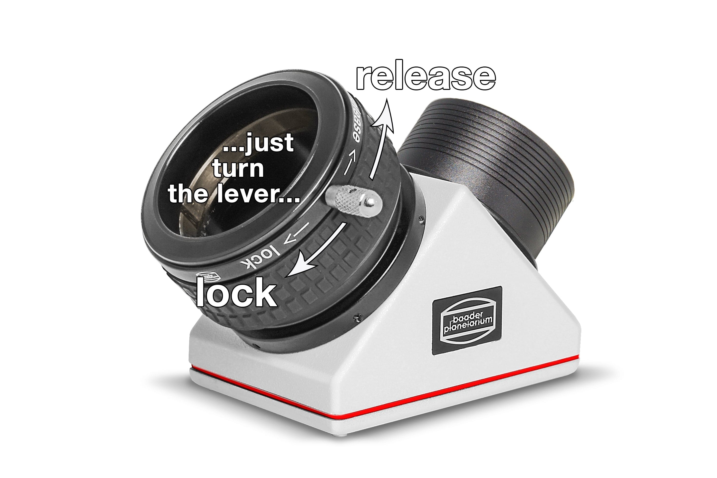 Baader Planetarium Accessory Baader 2" Clicklock Clamp for Large SCT (internal 3.3" Thread, for C11/C14) - 2956233