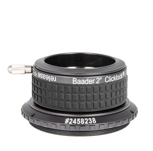 Baader Planetarium Accessory Baader 2" ClickLock S58 clamp with ring-dovetail (Baader Diamond Steeltrack) - 2956258
