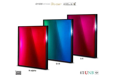Baader Planetarium Accessory Baader 3.5 / 4nm f/2 Ultra-Highspeed-Filterset 50x50mm – CMOS-optimized (H-alpha / O-III / S-II)