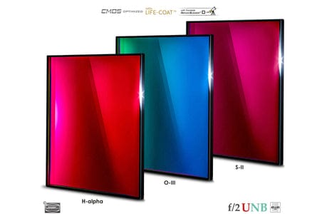Baader Planetarium Accessory Baader 3.5 / 4nm f/2 Ultra-Highspeed-Filterset 50x50mm – CMOS-optimized (H-alpha / O-III / S-II)