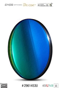 Baader Planetarium Accessory Baader 3.5 / 4nm f/2 Ultra-Highspeed-Filterset 65x65mm – CMOS-optimized (H-alpha / O-III / S-II)