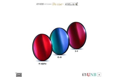 Baader Planetarium Accessory Baader 3.5 / 4nm f/3 Ultra-Highspeed-Filterset 50x50mm – CMOS-optimized (H-alpha / O-III / S-II)
