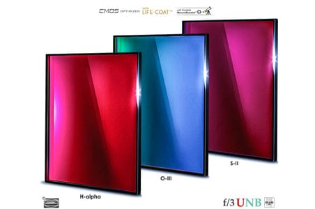 Baader Planetarium Accessory Baader 3.5 / 4nm f/3 Ultra-Highspeed-Filterset 50x50mm – CMOS-optimized (H-alpha / O-III / S-II)
