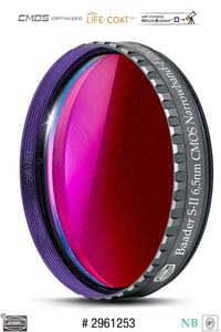 Baader Planetarium Accessory Baader 6.5nm Narrowband-Filterset 2" – CMOS-optimized (H-alpha / O-III / S-II)