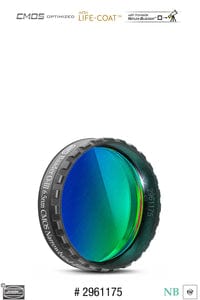Baader Planetarium Accessory Baader 6.5nm Narrowband-Filterset 36mm – CMOS-optimized (H-alpha / O-III / S-II)