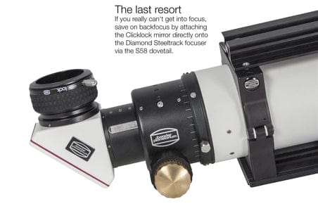 Baader Planetarium Accessory Baader Diamond Steeltrack 2" Focuser for Newtonians, 40mm Travel, Universal Base - 2957230