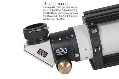 Baader Planetarium Accessory Baader Diamond Steeltrack 2" Focuser for Refractors, 80mm Travel - 2957210