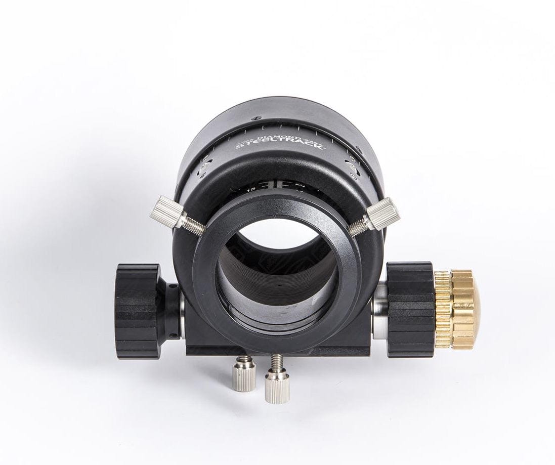 Baader Planetarium Accessory Baader Diamond Steeltrack 2" Focuser for SCT/HD Telescopes, 30mm Travel, incl Adapter for 3.3" & 2" SC/HD Threads - 2957220
