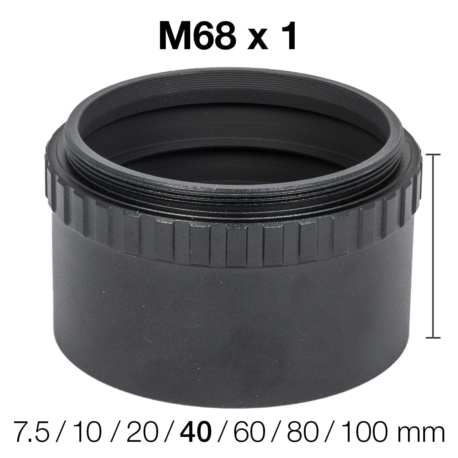Baader Planetarium Accessory Baader M68 Extension Tube, 20mm Long - 2458202