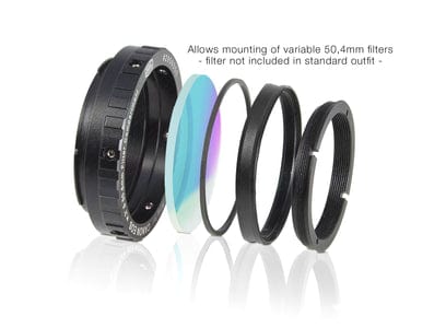 Baader Planetarium Accessory Baader Protective Wide T-Ring for Canon-EOS, incl. fineoptically polished UV/IR Blocker / L-Filter 50.4mm dia - 2958550L