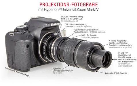 Baader Planetarium Accessory Baader Protective Wide T-Ring for Canon-EOS Including UHC-S Nebula Filter 50.4mm - 2958550N