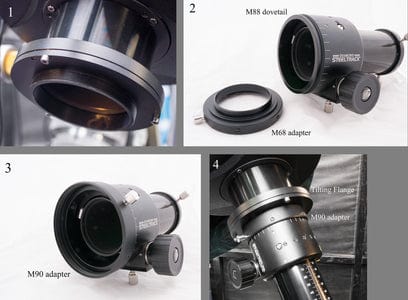 Baader Planetarium Accessory Baader RT-Adapter M90x1 Diamond Steeltrack® (Sky-Watcher) - 2957283