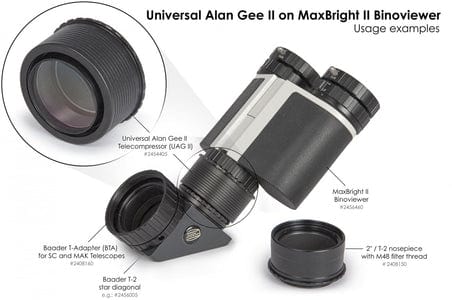 Baader Planetarium Accessory Baader T-Adapter (BTA) for Schmidt and Maksutov Telescopes (T-2 Part #21) - 2408160