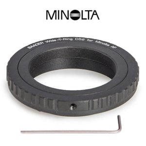 Baader Planetarium Accessory Baader Wide T-Ring Sony Alpha and Minolta Maxxum with D52i to T-2 and S52 - 2408334