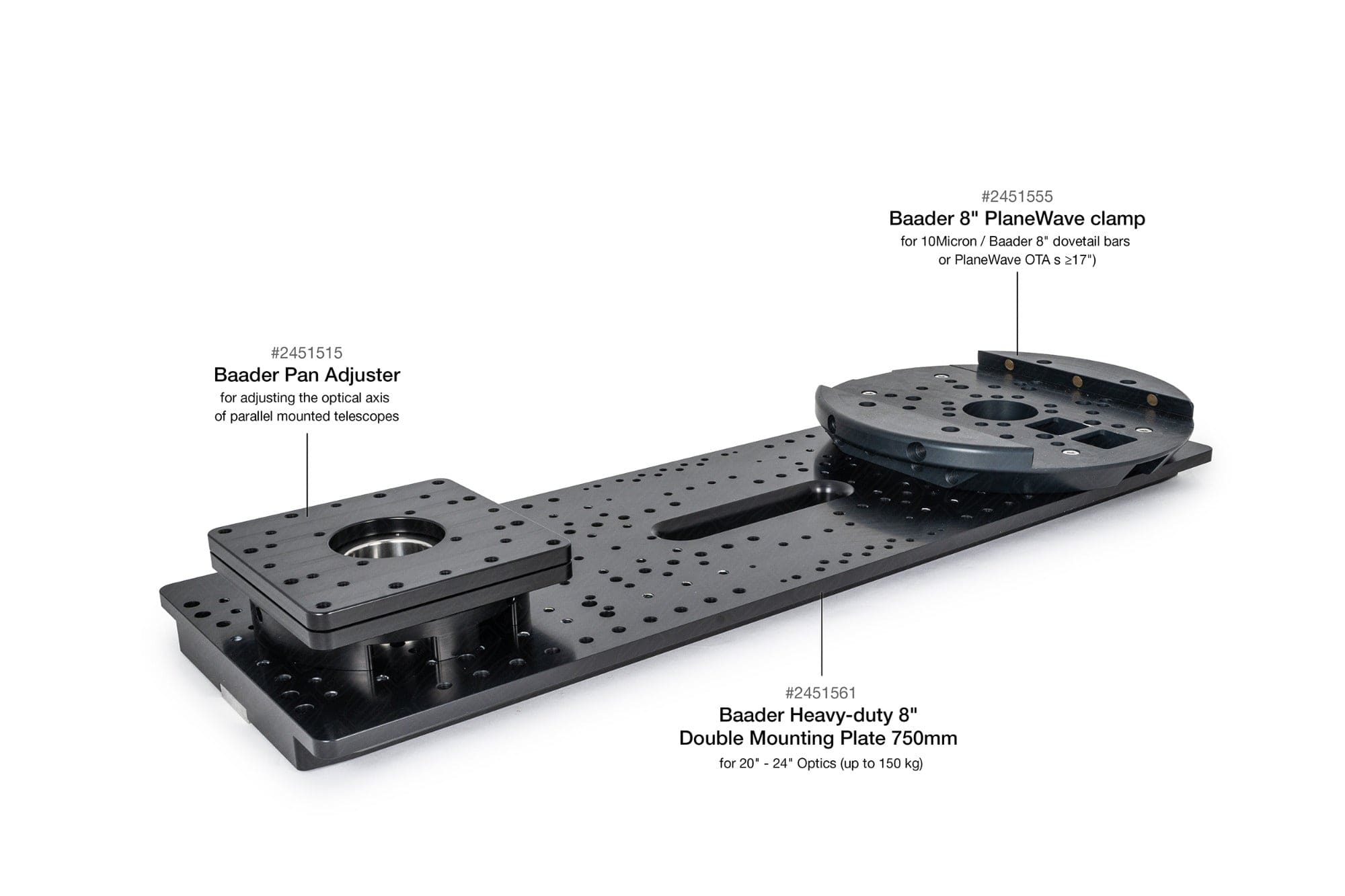 Baader Planetarium Accessory Pan Adjuster for adjusting the optical axis of parallel mounted telescopes