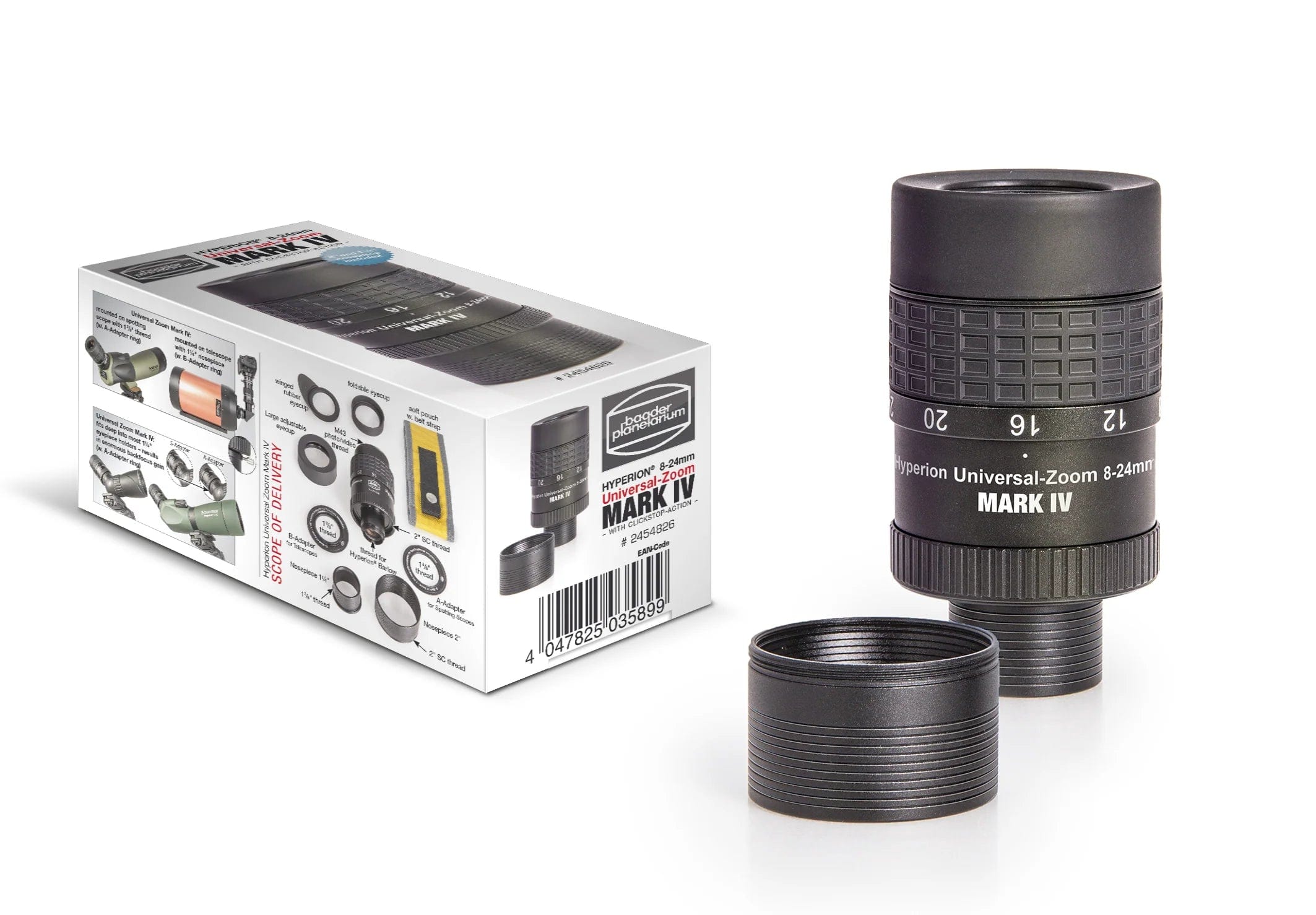 Baader Hyperion Universal Zoom Mark IV, 8-24mm eyepiece (1¼ Baader Hyperion Universal Zoom Mark IV, 8-24mm eyepiece (1¼