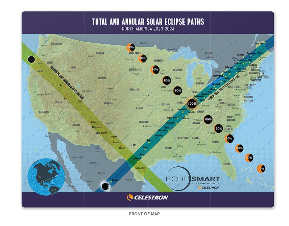 Celestron Accessory SLIGHT BOX DAMAGE Celestron EclipSmart 2x Power Viewers Solar Eclipse Observing Kit - 44406