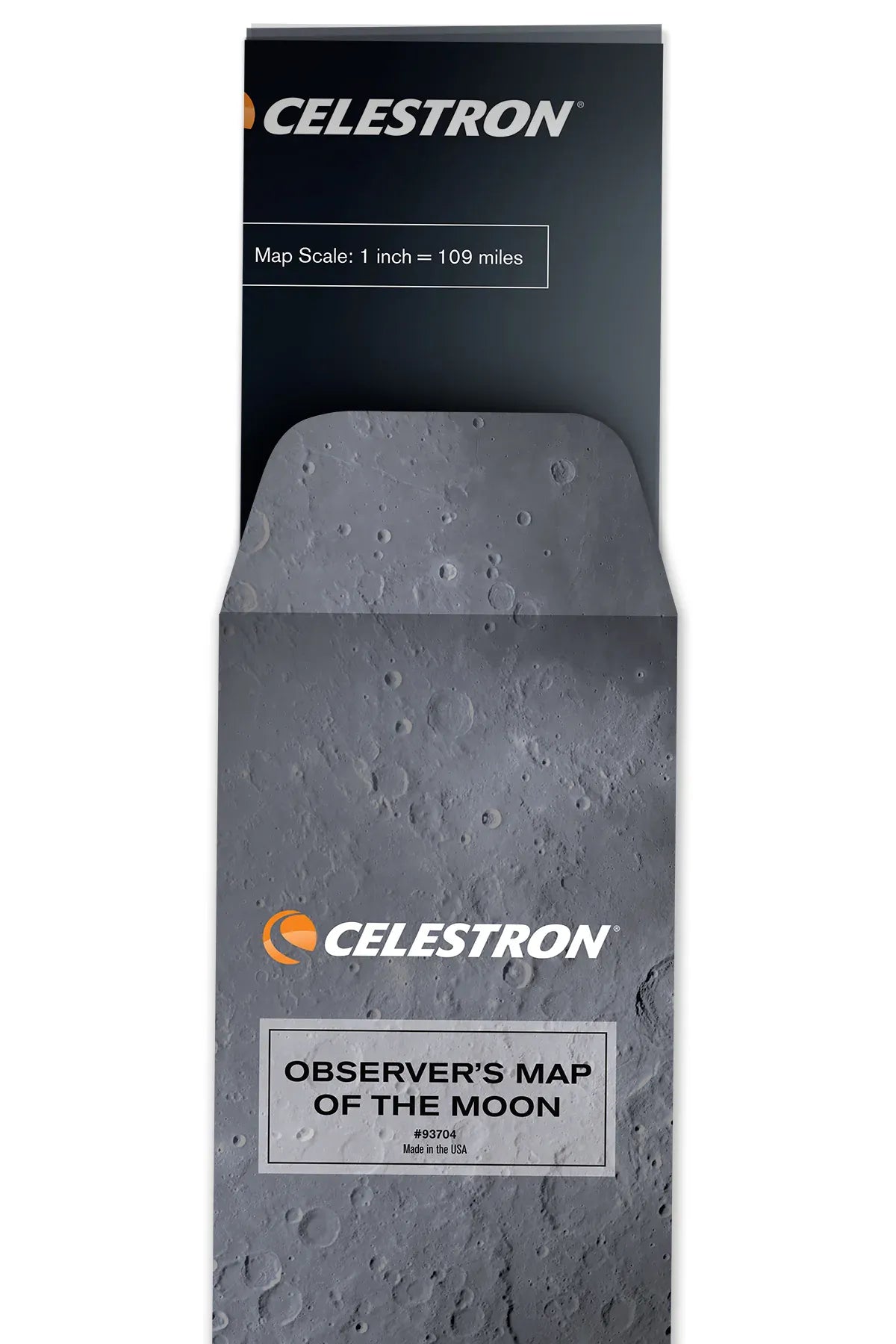 Celestron Books Celestron Deluxe Folding Moon Map - 93704