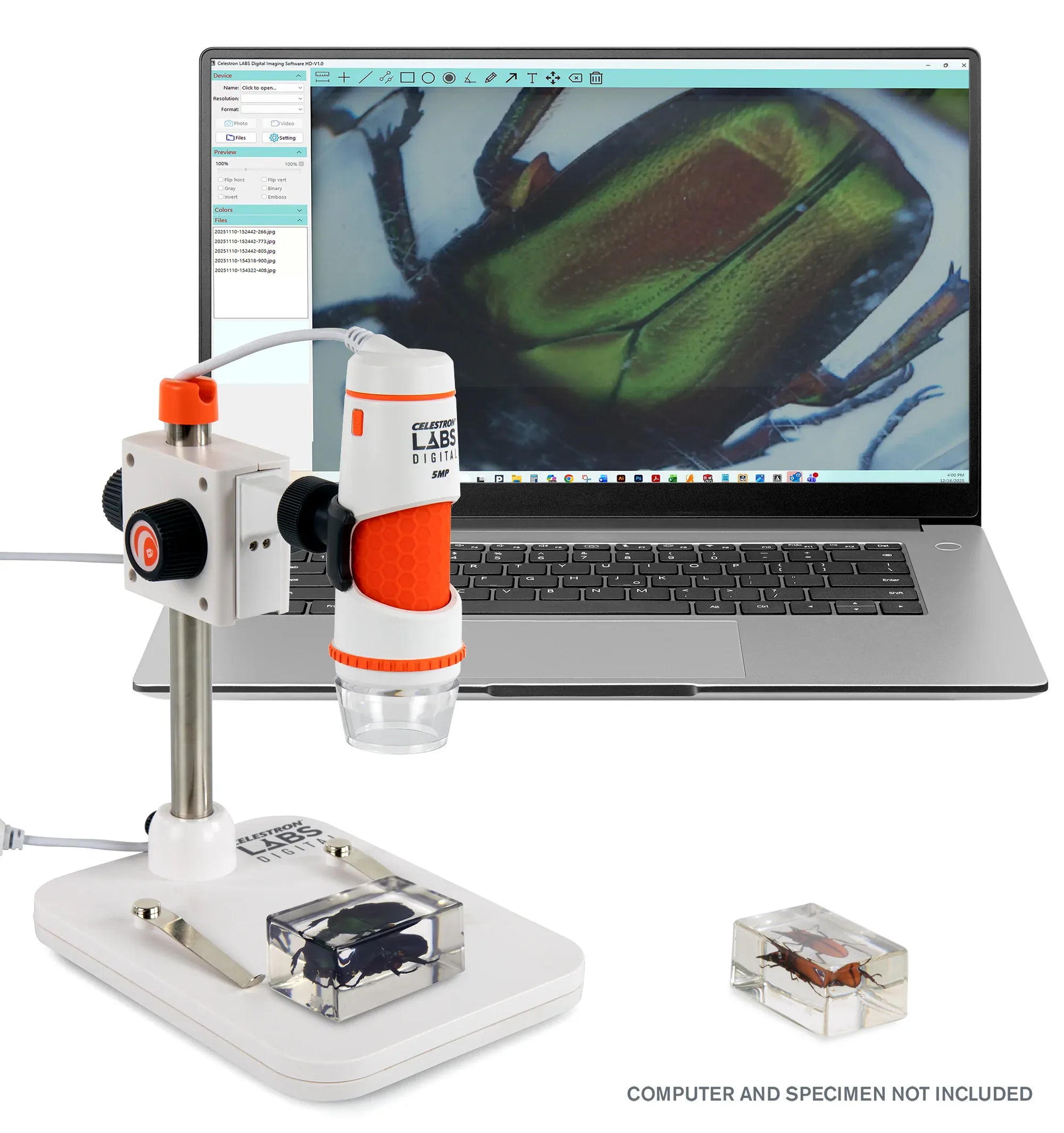 Celestron STEM Celestron Labs Digital 5MP Handheld Microscope - 44308