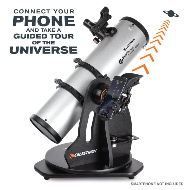 Celestron Telescope Celestron StarSense Explorer 130mm Smartphone App-Enabled Tabletop Dobsonian Telescope - 22481