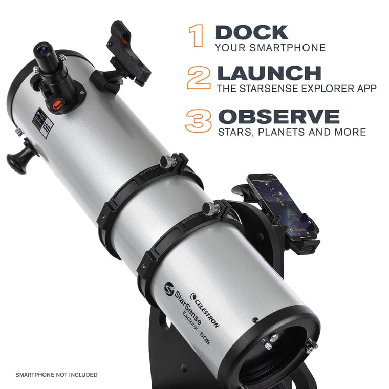 Celestron Telescope Celestron StarSense Explorer 150mm Smartphone App-Enabled Tabletop Dobsonian Telescope - 22482
