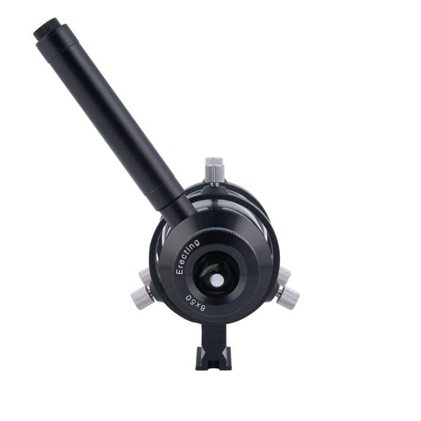 Explore Scientific Accessories 8x50 Straight Through Illuminated Viewfinder with Bracket and NEW long battery life Illuminator II - VFEI0850-01