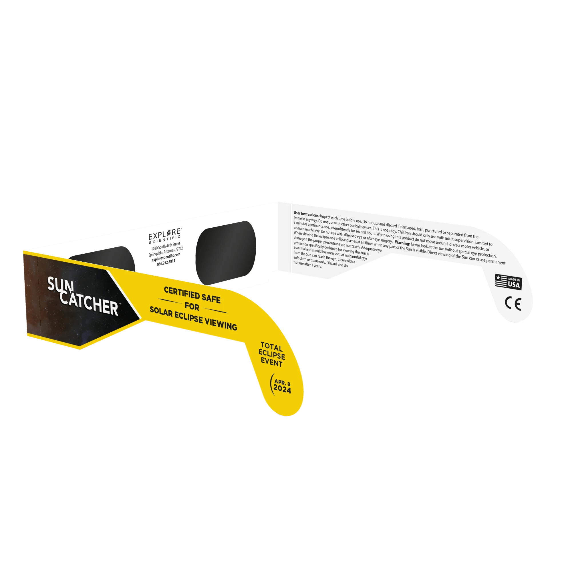 Explore Scientific Telescope Explore Scientific Sun Catcher Solar Eclipse Glasses - 88-70005