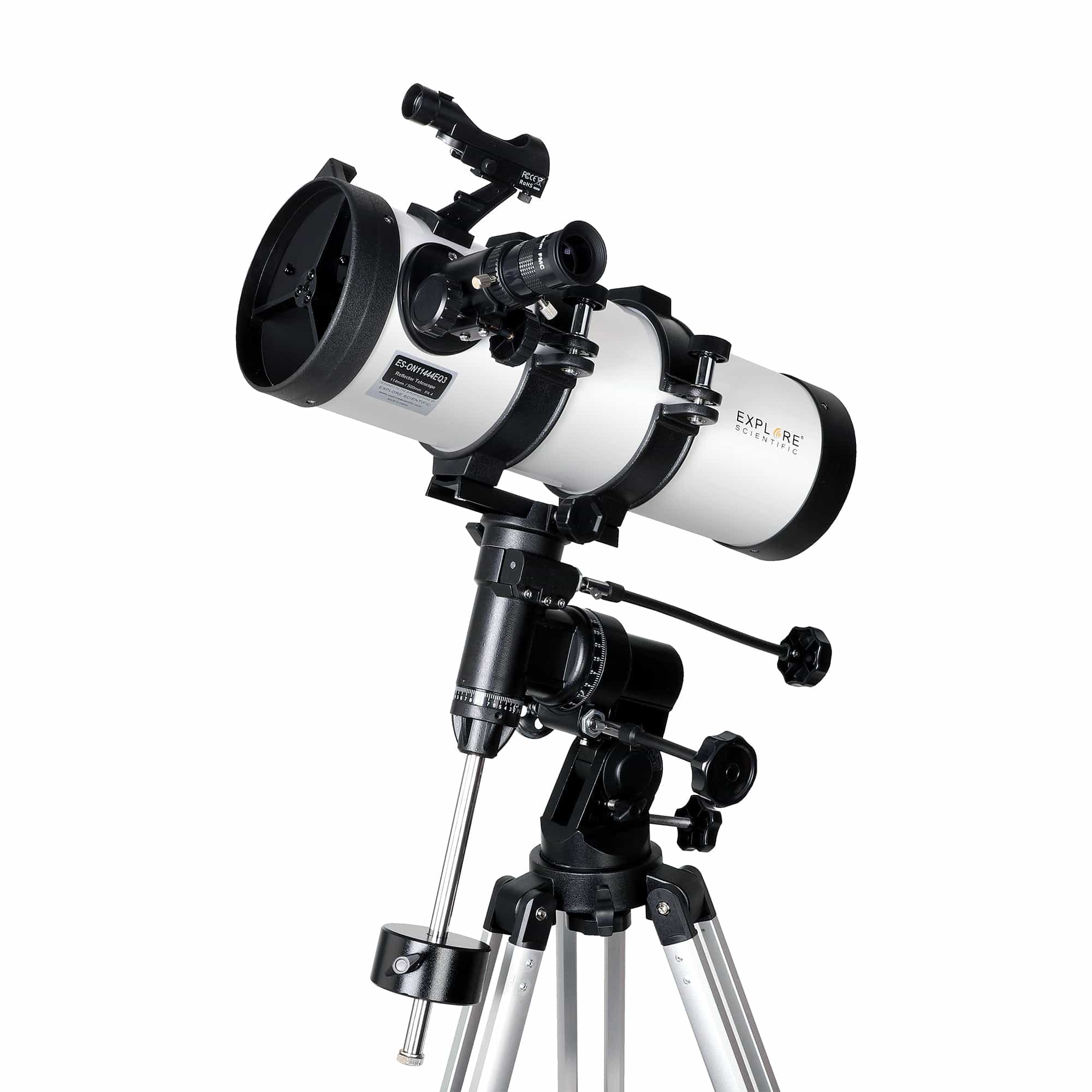 Explore Scientific Telescopes Explore Scientific 114mm Newtonian Reflector Telescope with Equatorial Mount - ES-ON11444EQ3