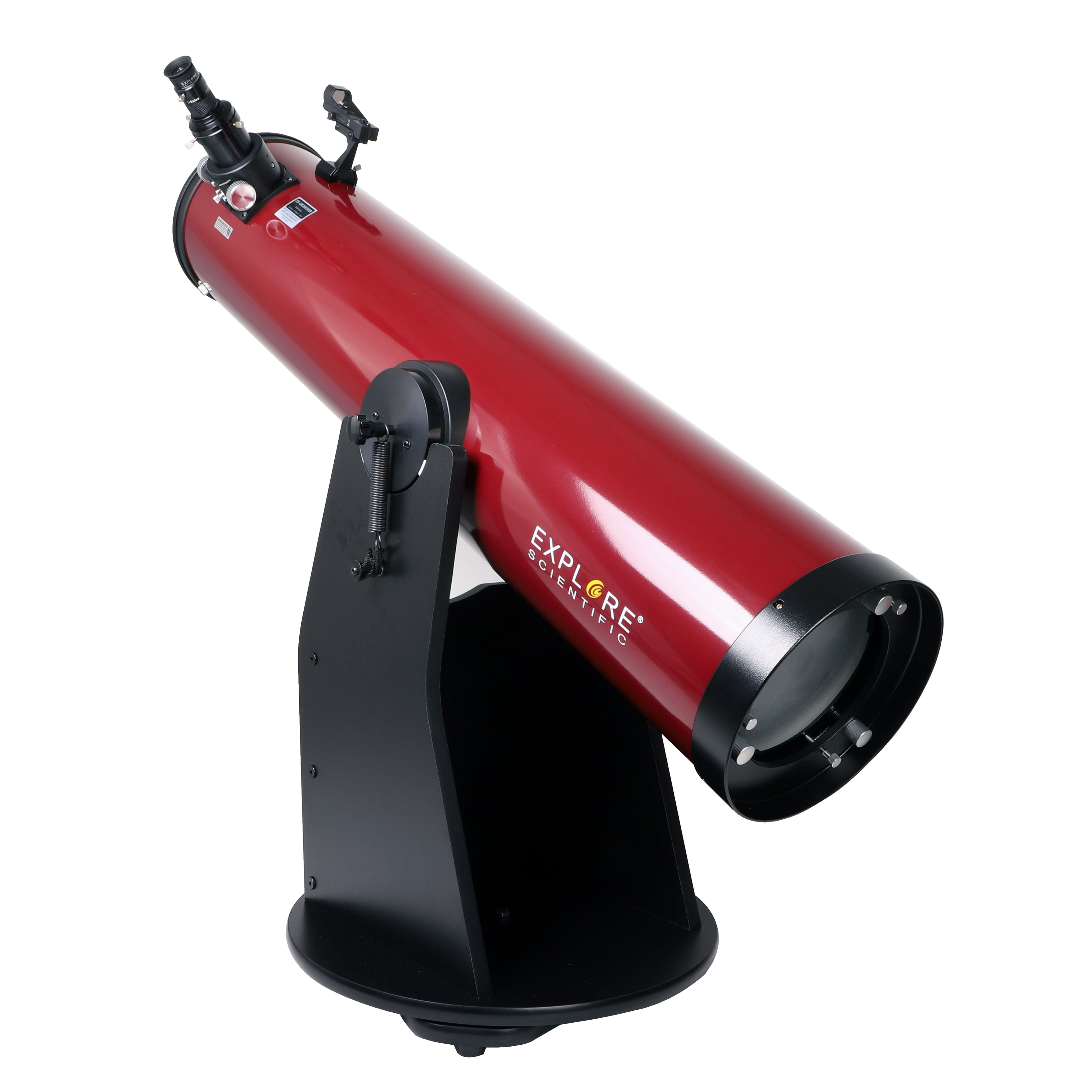 Explore Scientific Telescopes Explore Scientific 8-Inch Dobsonian Reflector Telescope (Red) - ES-ON20859RR