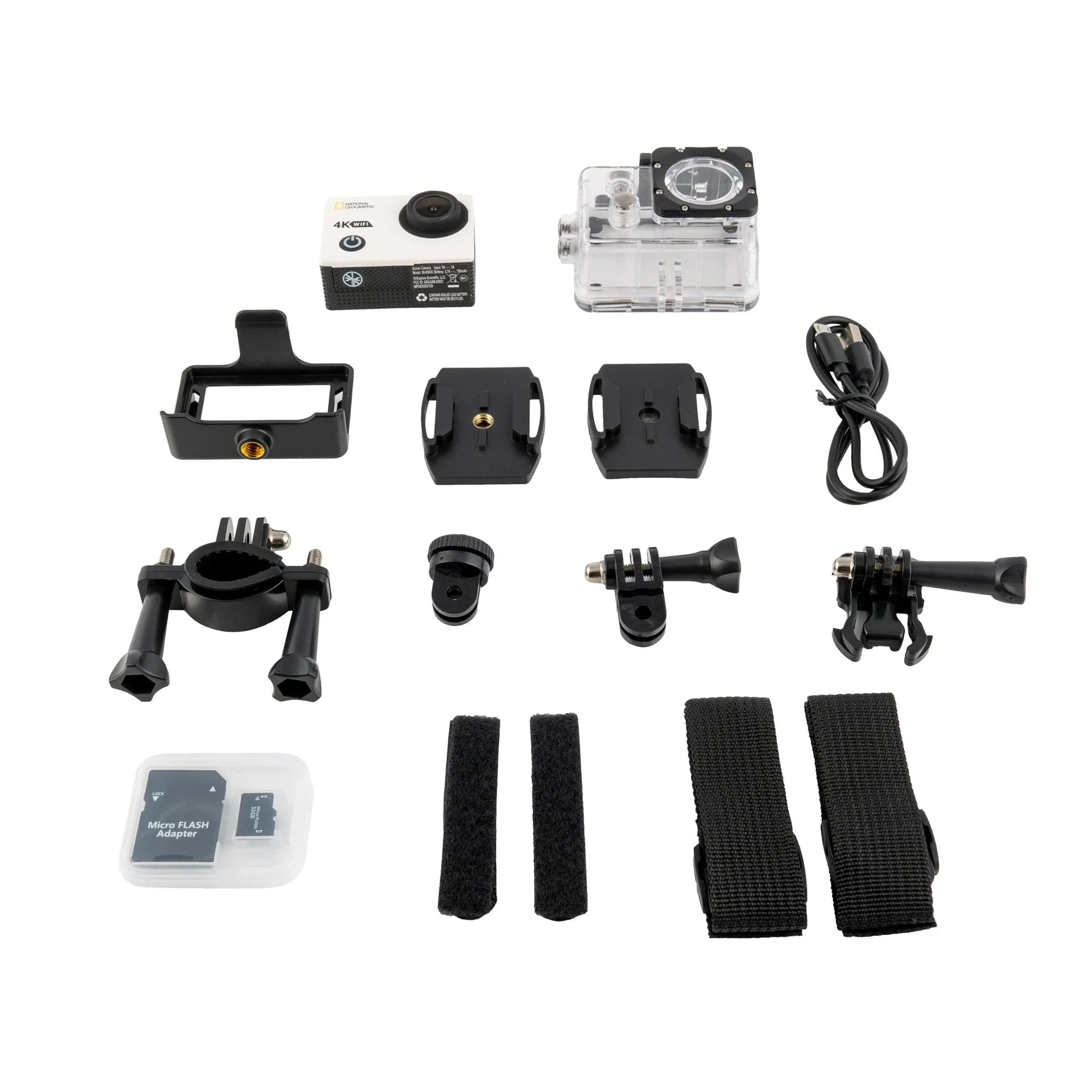 National Geographic Toy National Geographic 4K Action Camera with WiFi - 80-83002