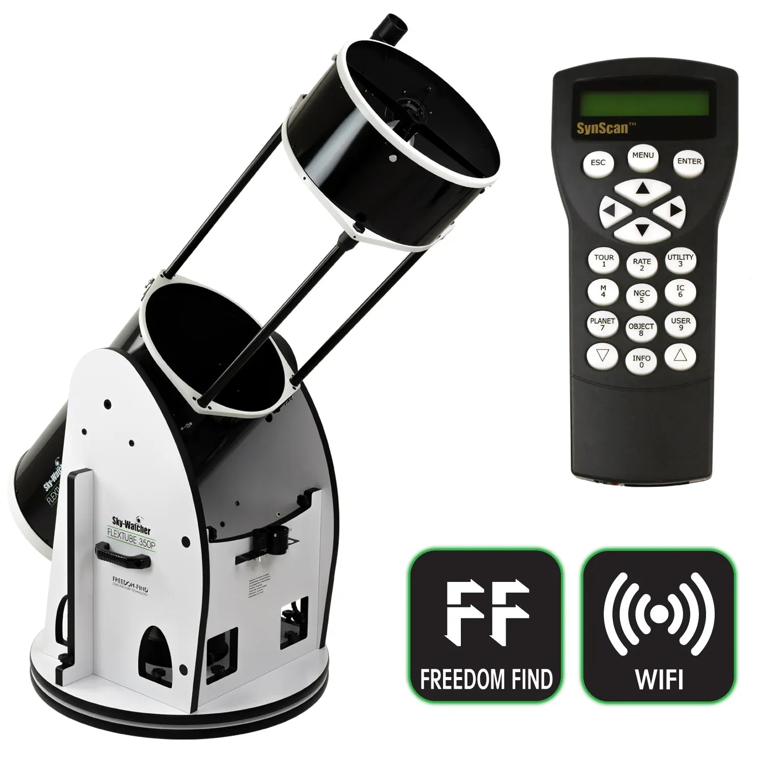 Sky-Watcher Telescopes Sky-Watcher Flextube 350P 14" SynScan GoTo Collapsible Dobsonian - S11830