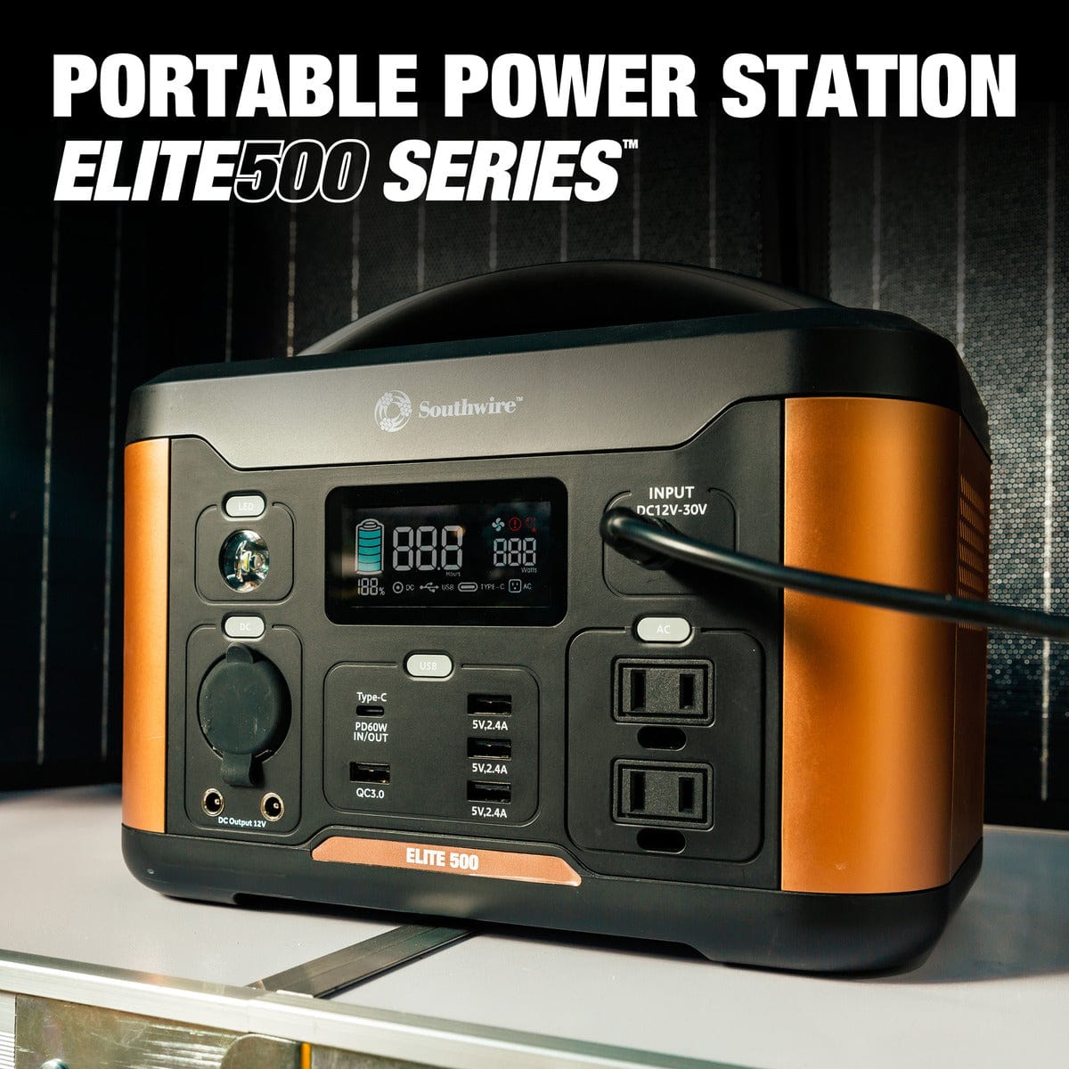 Southwire Power Supply Southwire Elite 500 Series™ Portable Power Station - 53252