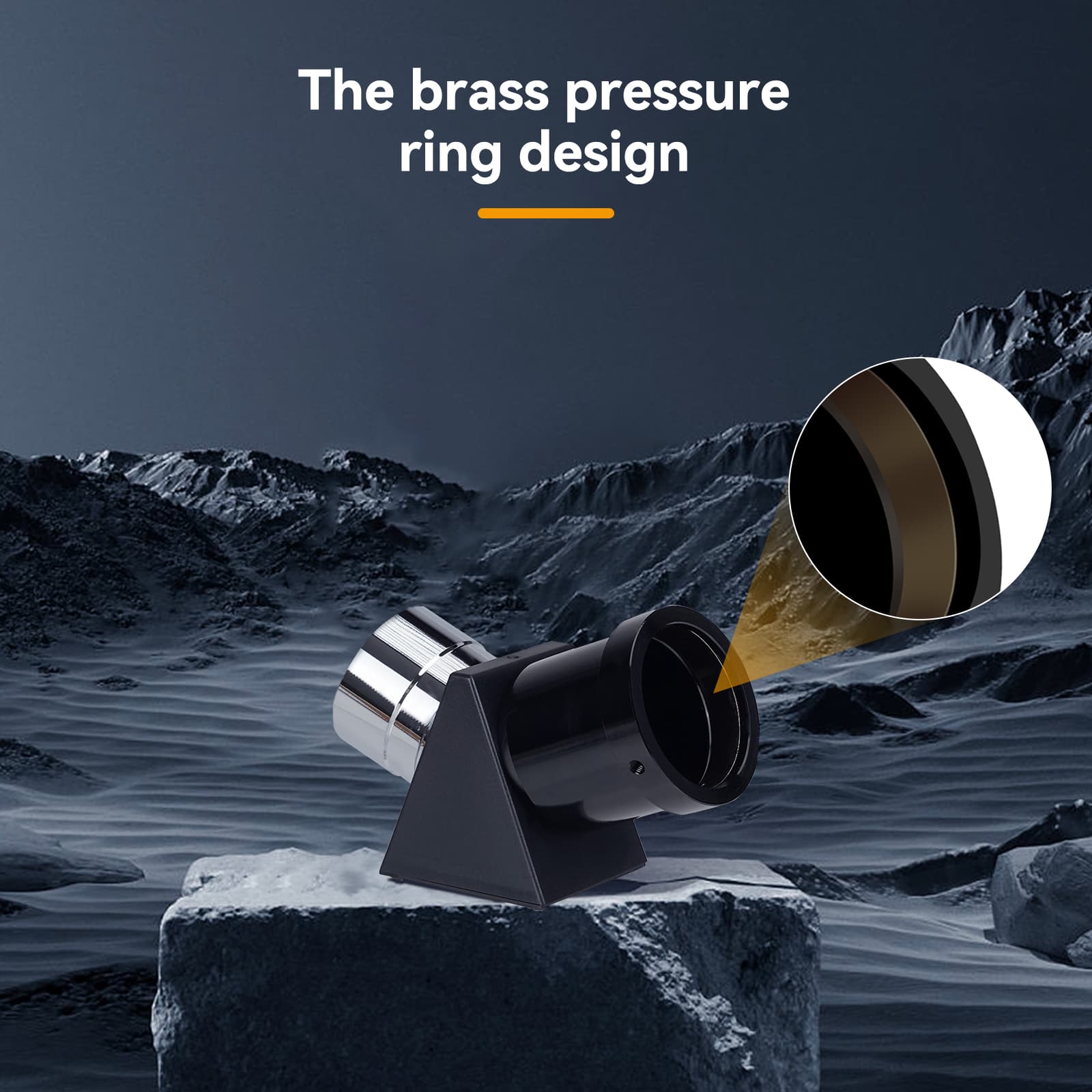 Svbony Accessory SV221 Correct Image Prism Diagonal 1.25" 45 Degree for Refractor Telescope - W9178B