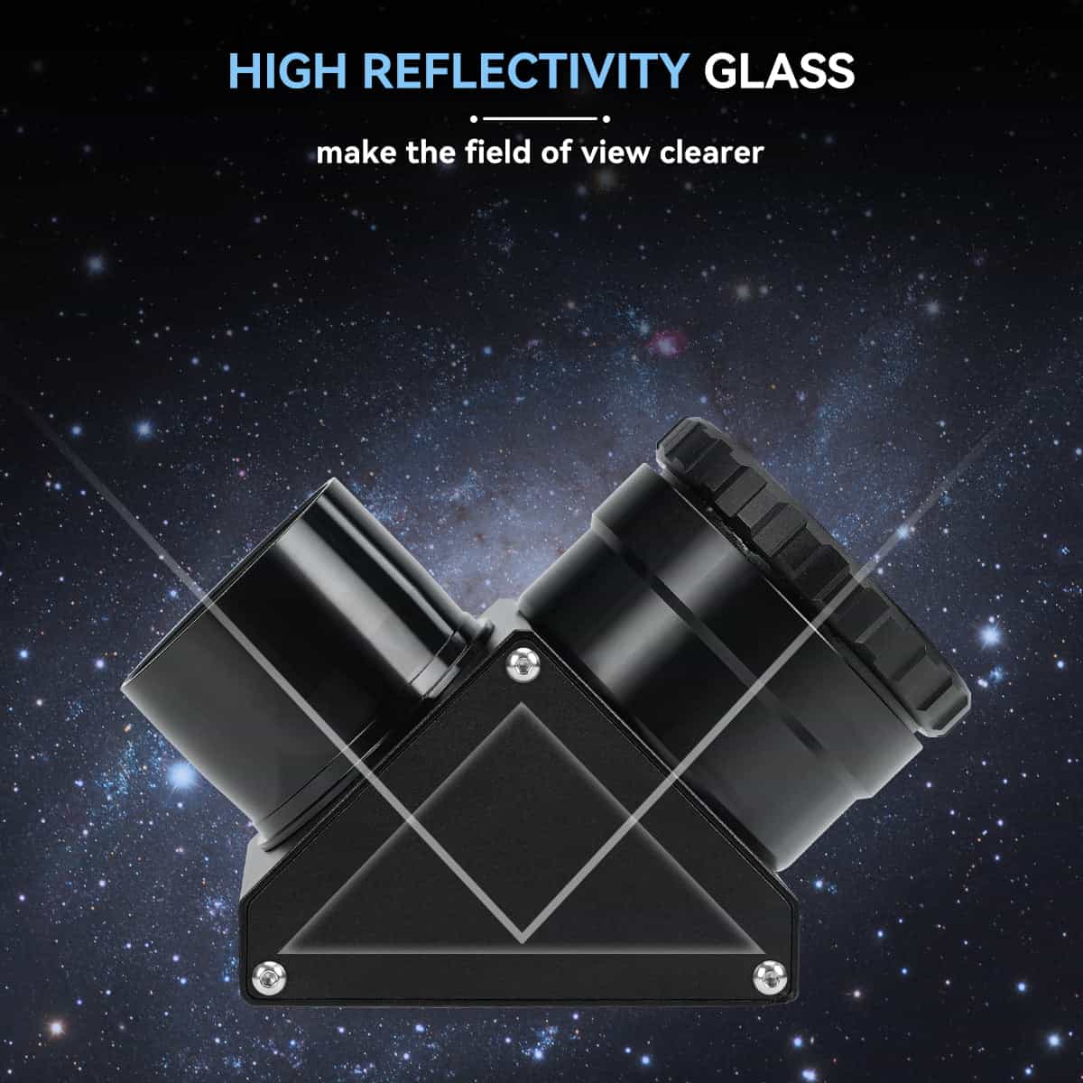 Svbony Accessory SV223 Diagonal 90-degree Clicklock 99% Reflective Dielectric Coating - W9180