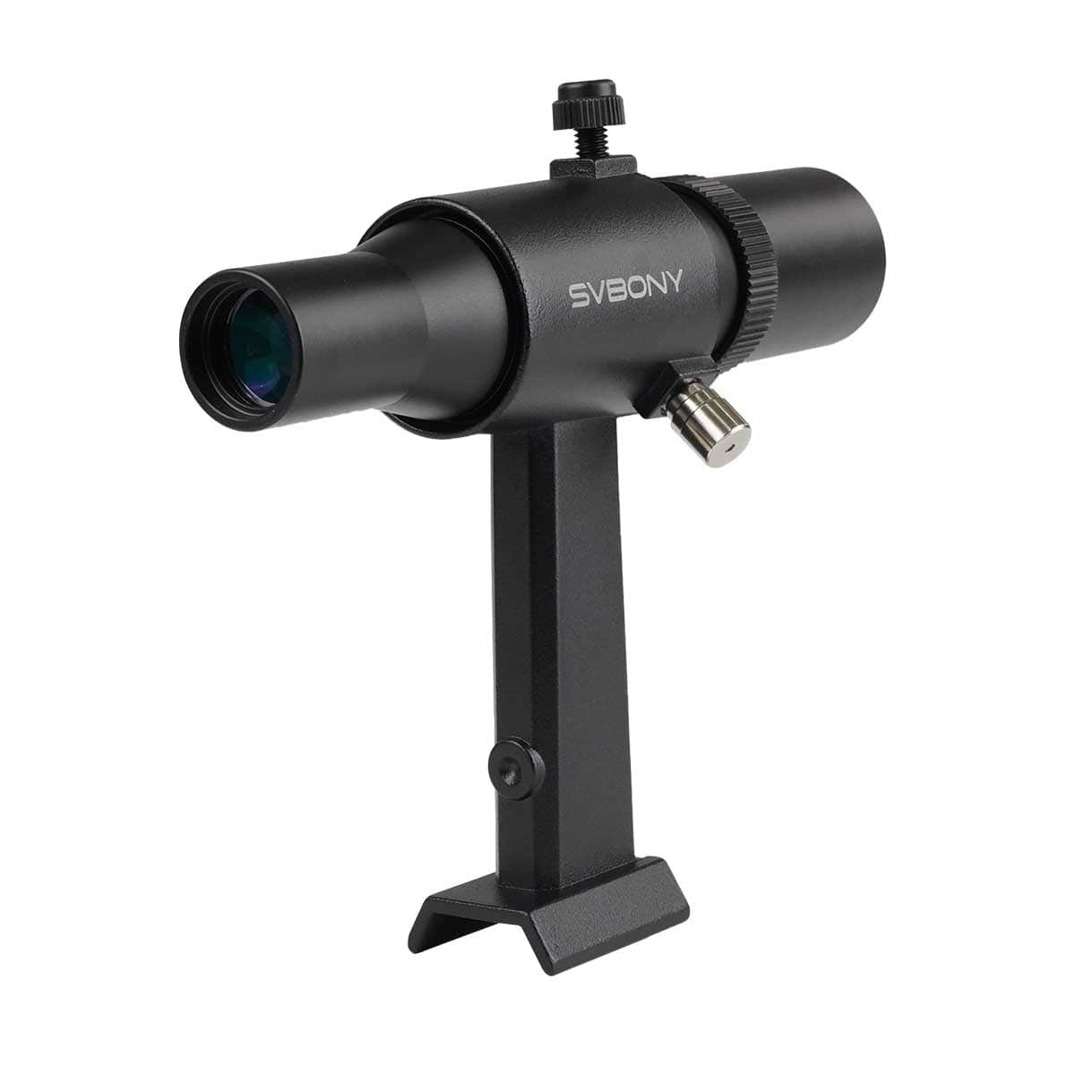 Svbony Accessory Svbony SV182 6x30 Finder Scope Straight Metal Star Finder Black Correct-Image Optical for Astronomical Telescope with Stand and Bracket- W9141D