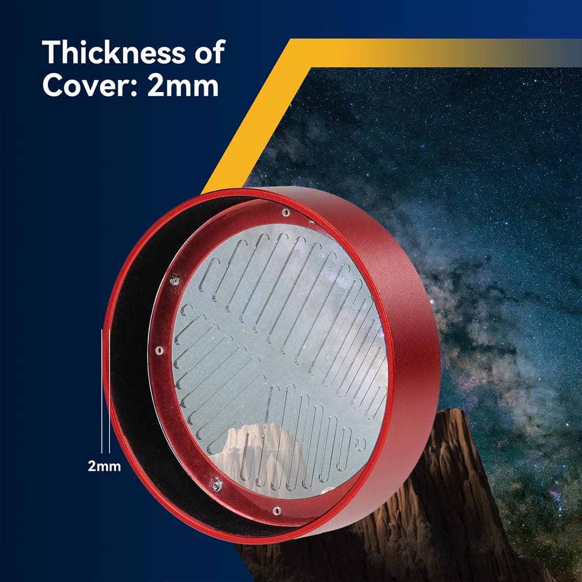 Svbony Accessory SVBONY SV228 Bahtinov Mask Telescope Focusing Cover 156mm For SV550 122mm f/7 OTA - W9182C