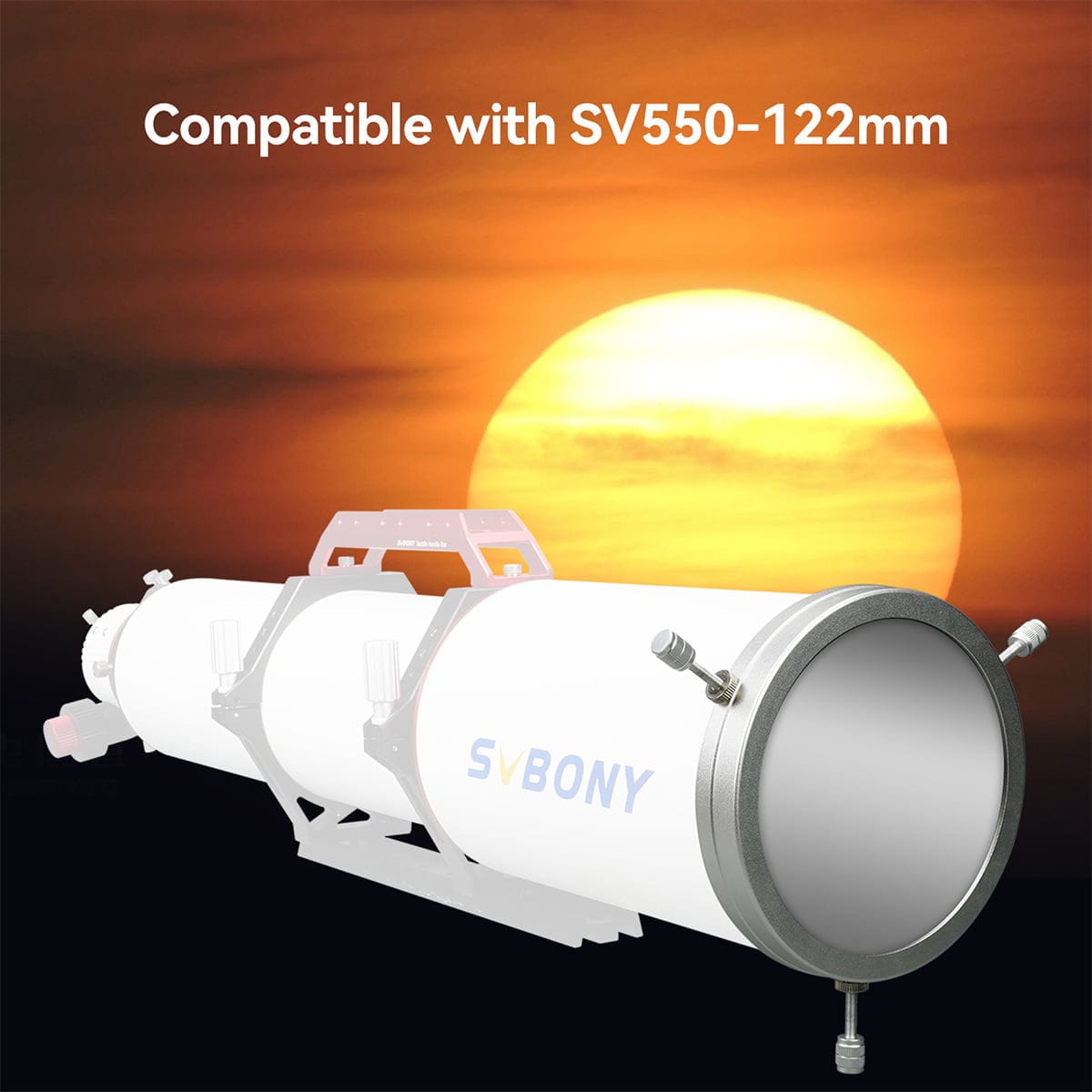 Svbony Accessory Svbony SV229 Solar Eclipse Telescope Filter Metal Cap 140mm - W9183C