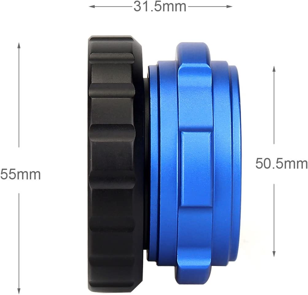 Svbony Accessory SVBONY Telescope Eyepiece Adapter 1.25 Inch Coaxial Lock PETF Material Inner Ring - F9164A