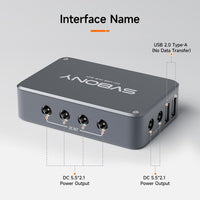 Svbony Camera SVBONY SV241 Astronomy Micro DC+USB HUB Power Box 2PCS USB3.1 High-speed Readout Output & Type-C Interface for Astrophotography - W9193A