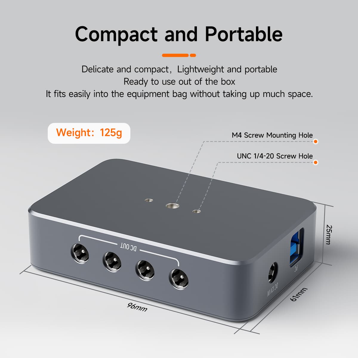 Svbony Camera SVBONY SV241 Astronomy Micro DC+USB HUB Power Box 2PCS USB3.1 High-speed Readout Output & Type-C Interface for Astrophotography - W9193A