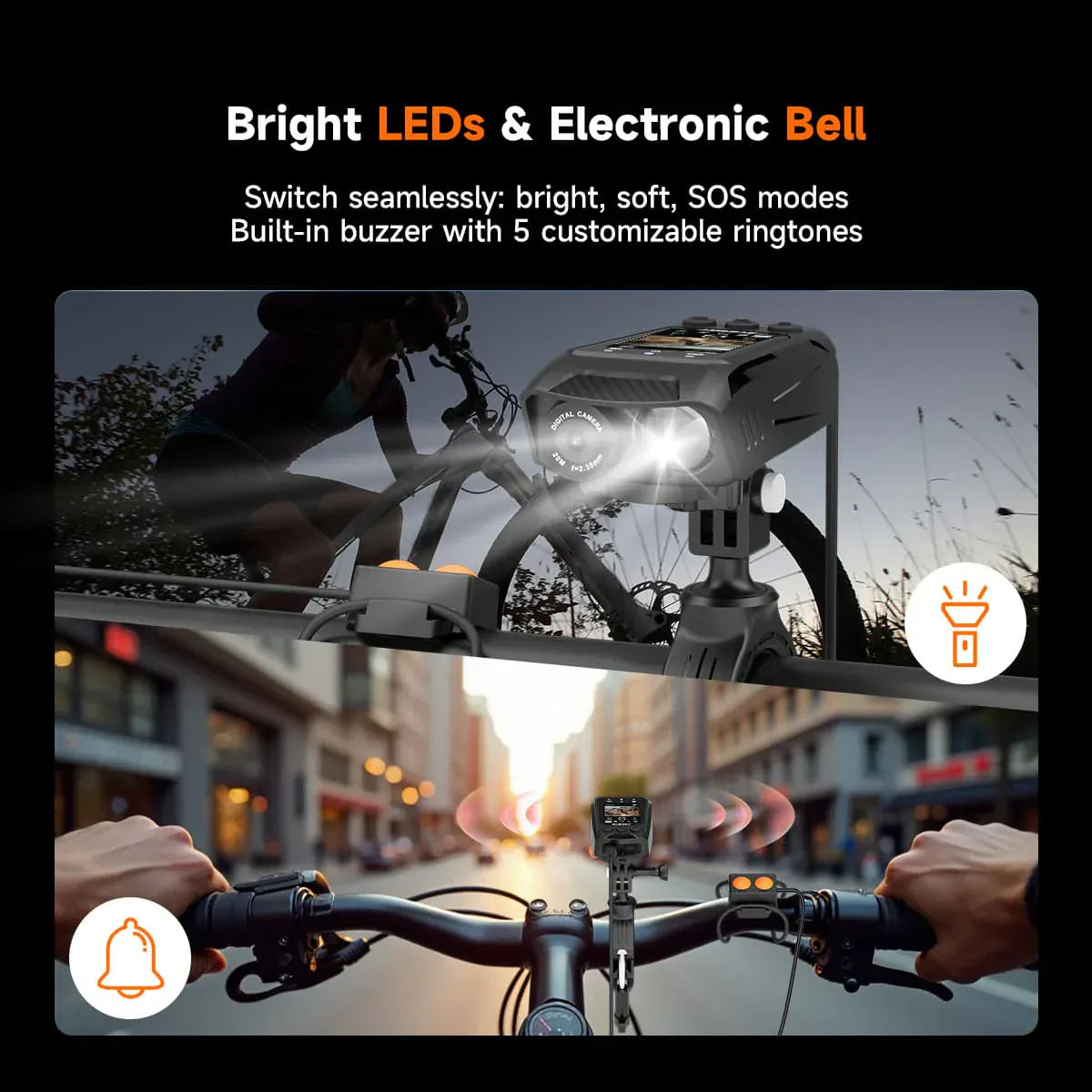 Svbony Cameras SvBony SVGo C1 Cycling Camera HD 4K 30fps IPX4 Waterproof - W9301A