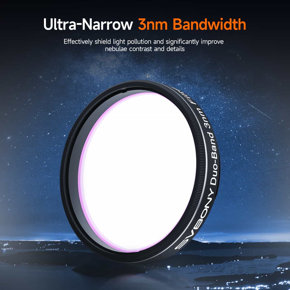 Svbony Filters Svbony SV220 Dual-Band 3nm Nebula Filter - W9198