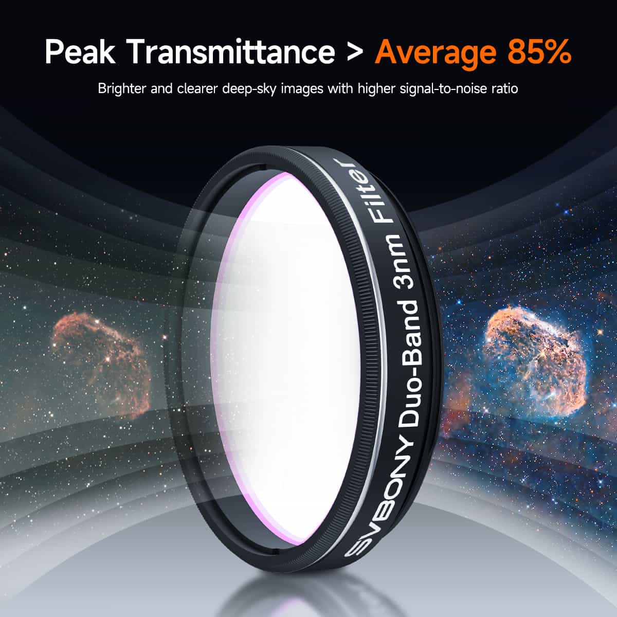 Svbony Filters Svbony SV220 Dual-Band 3nm Nebula Filter - W9198