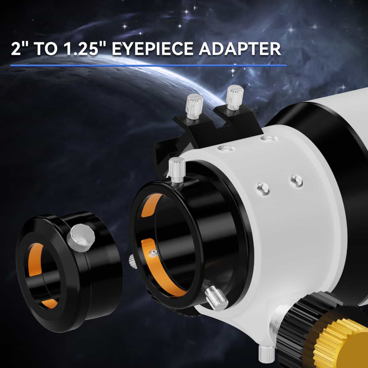 Svbony Telescope Svbony SV48P 102mm F6.5 Refractor Telescope with Dual-Speed Focuser - F9341C