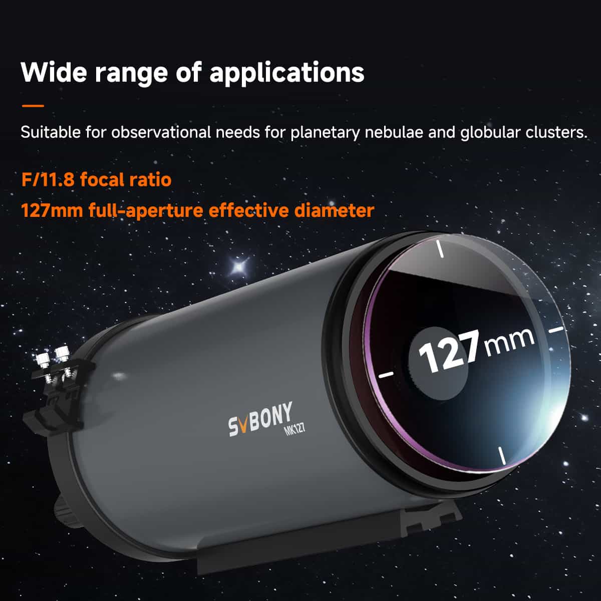 Svbony Telescope SVBONY Telescope MK127 Maksutov-Cassegrain OTA - F9382C