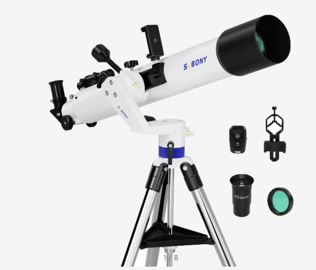 Svbony Telescopes SVBONY SV520 90mm f/8.9 AZ Refractor Telescope Kit - W9302A