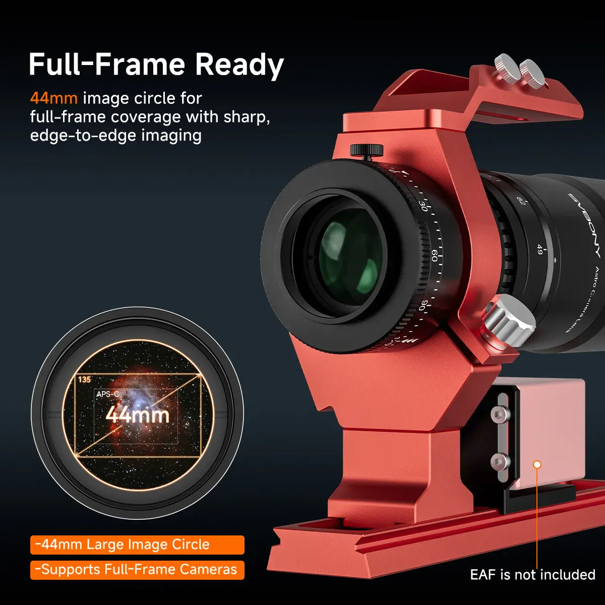 Svbony Telescopes SVBONY SV545 Petzval Refractor Astrograph Lens - W9317B